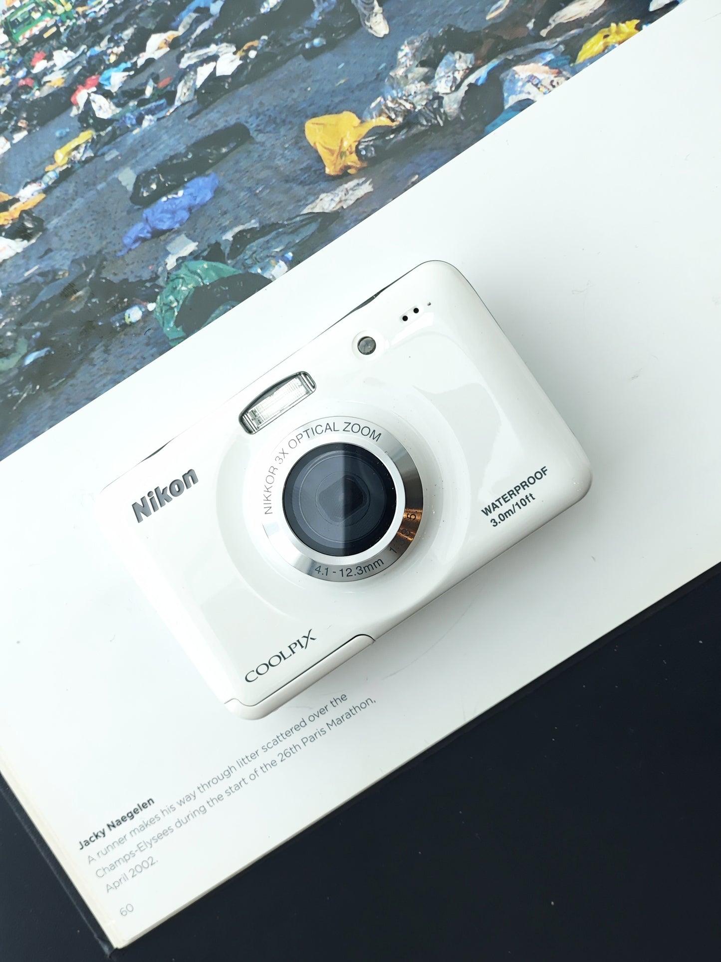 Used Nikon Coolpix S30 white Digital Camera