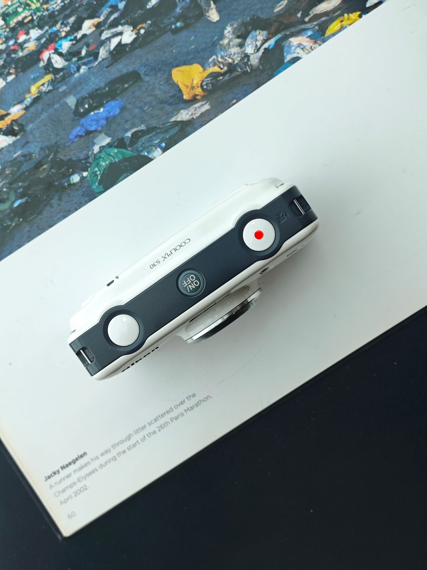 Used Nikon Coolpix S30 white Digital Camera