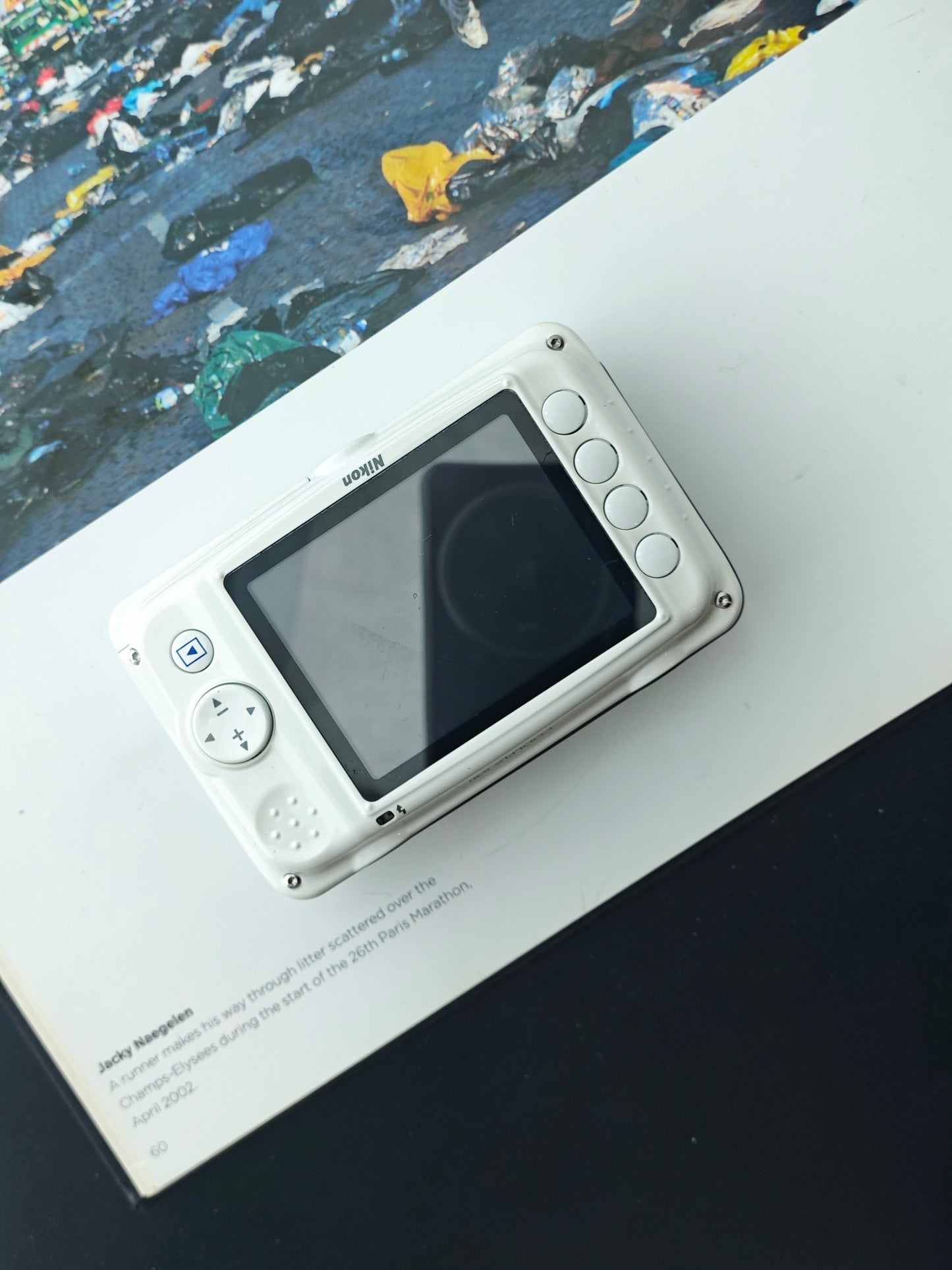 Used Nikon Coolpix S30 white Digital Camera