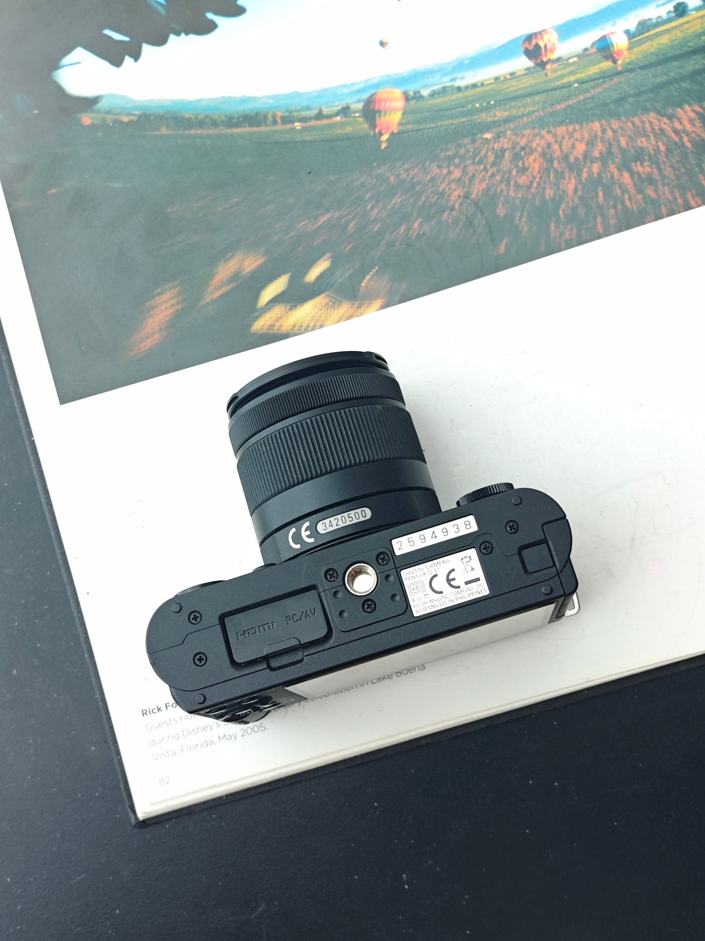 Used Pentax Q-S1 black&green with 02 Standard Zoom 5-15mm F2.8-4.5 and 06 Telephoto Zoom 15-45mm F2.8