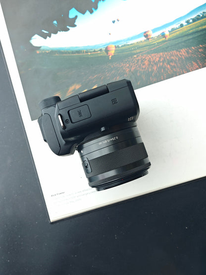 Used Canon EOS kiss M with Double Zoom Kit Digital Camera