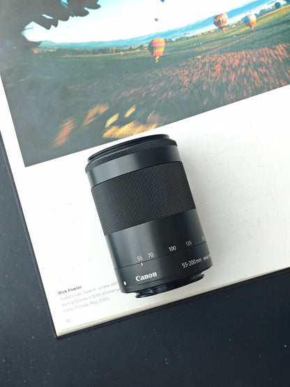 Used Canon EOS kiss M with Double Zoom Kit Digital Camera