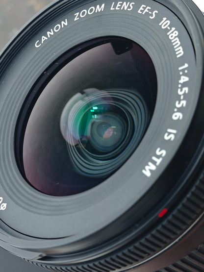 Canon Zoom Lens EF-S 10-18mm F4.5-5.6 IS STM