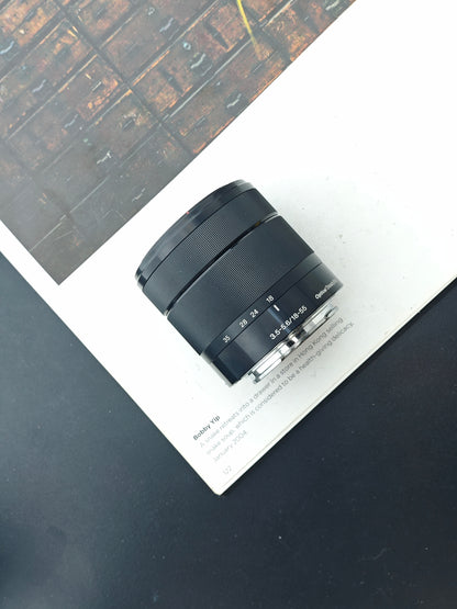 Sony E 18-55mm 3.5-5.6 OSS black [E mount] #7870429