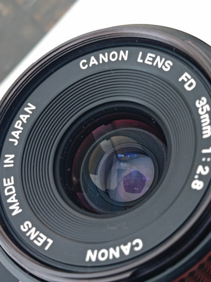 Canon Lens FD 35mm F2.8