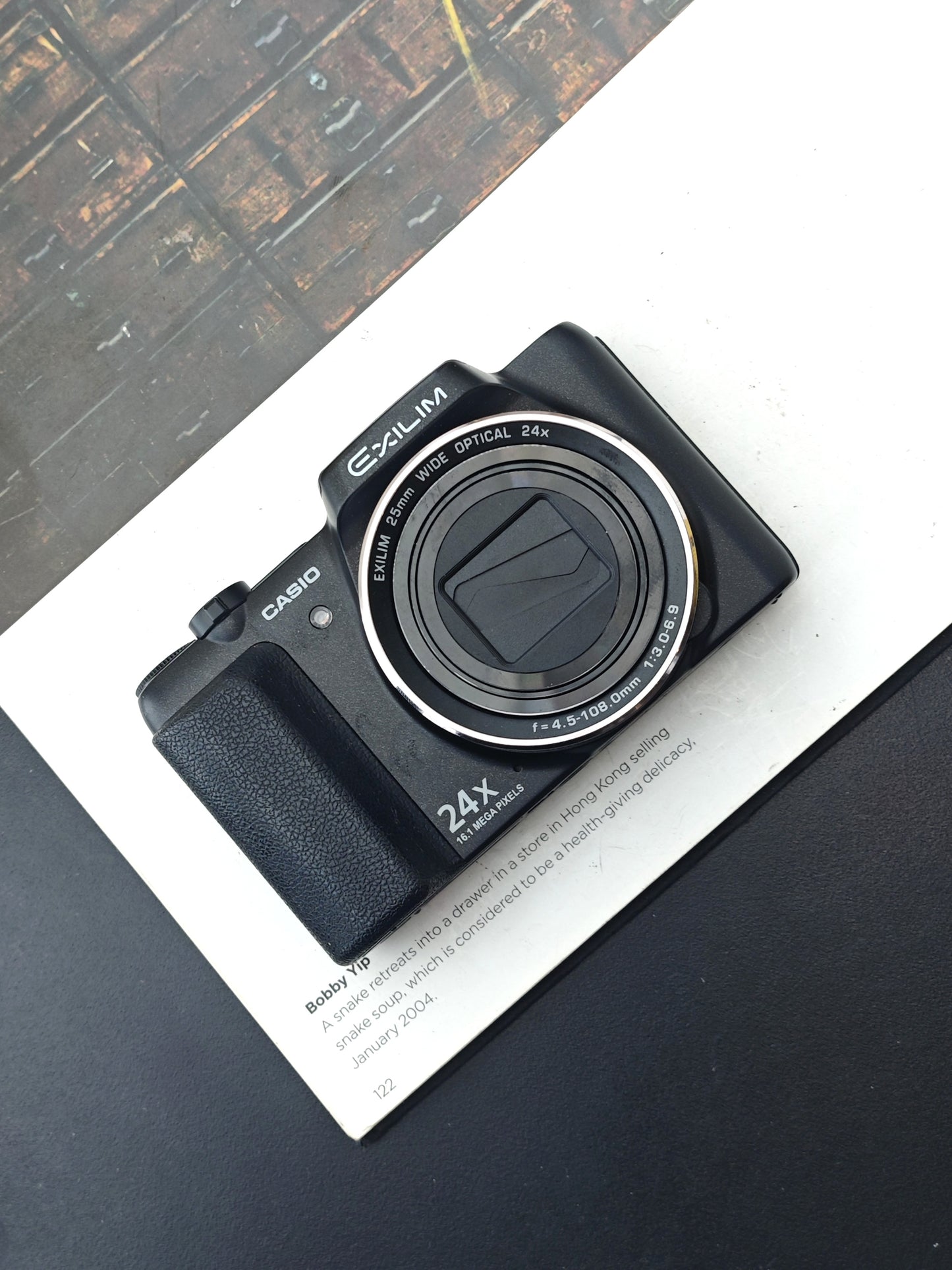 Used Casio EXILIM EX-H60 black Digital Camera [No charger]