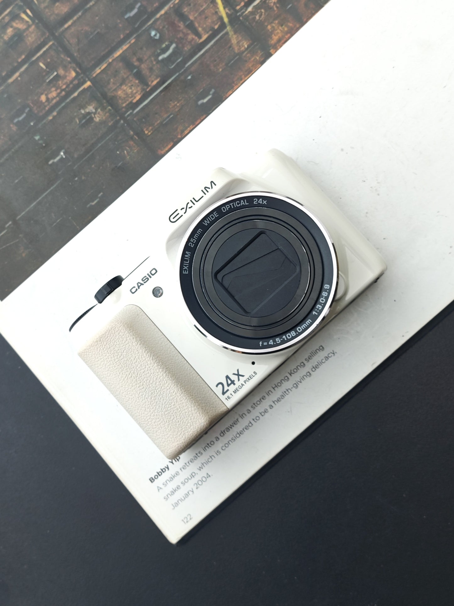 Used Casio EXILIM EX-H60 white Digital Camera [with box]