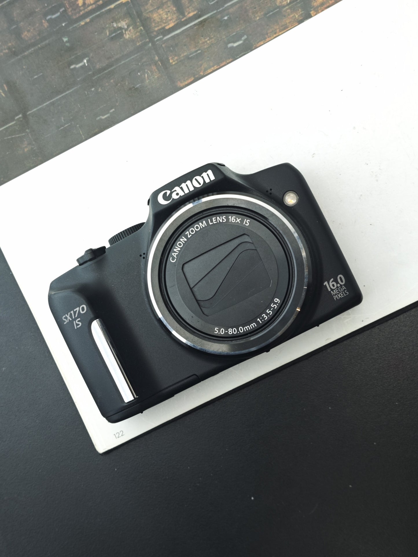 Used Canon PowerShot SX170 IS Digital Camera [No charger]