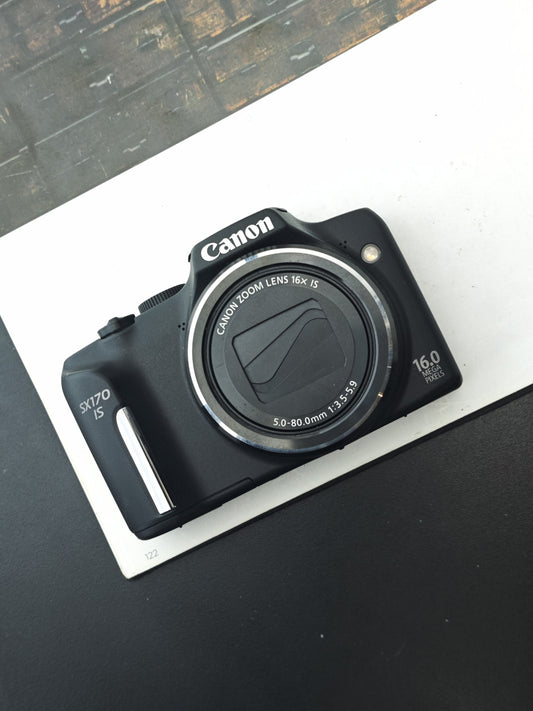 Used Canon PowerShot SX170 IS Digital Camera [No charger]