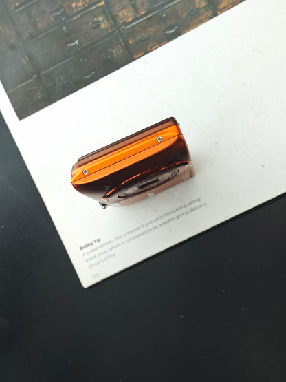 Used Nikon Coolpix S3500 orange Digital Camera [No charger]