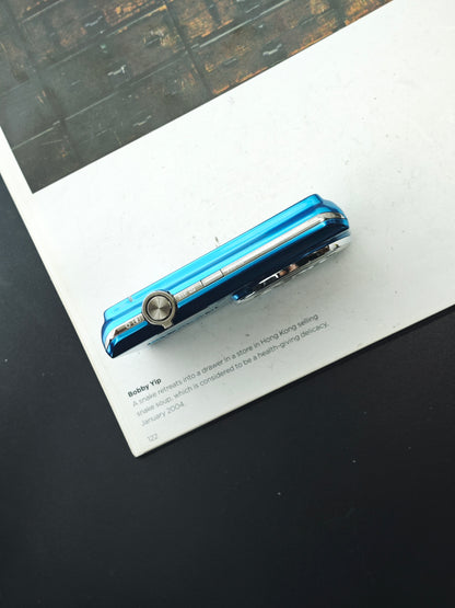 Used Casio EXILIM EX-ZS25 blue Digital Camera [No charger]
