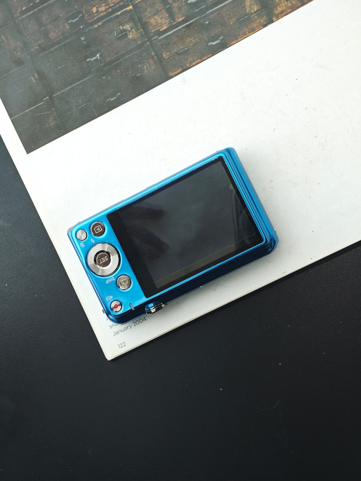 Used Casio EXILIM EX-ZS25 blue Digital Camera [No charger]
