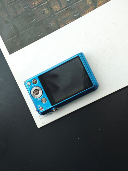Used Casio EXILIM EX-ZS25 blue Digital Camera [No charger]