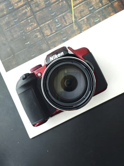 Used Nikon Coolpix B700 red Digital Camera [No charger]