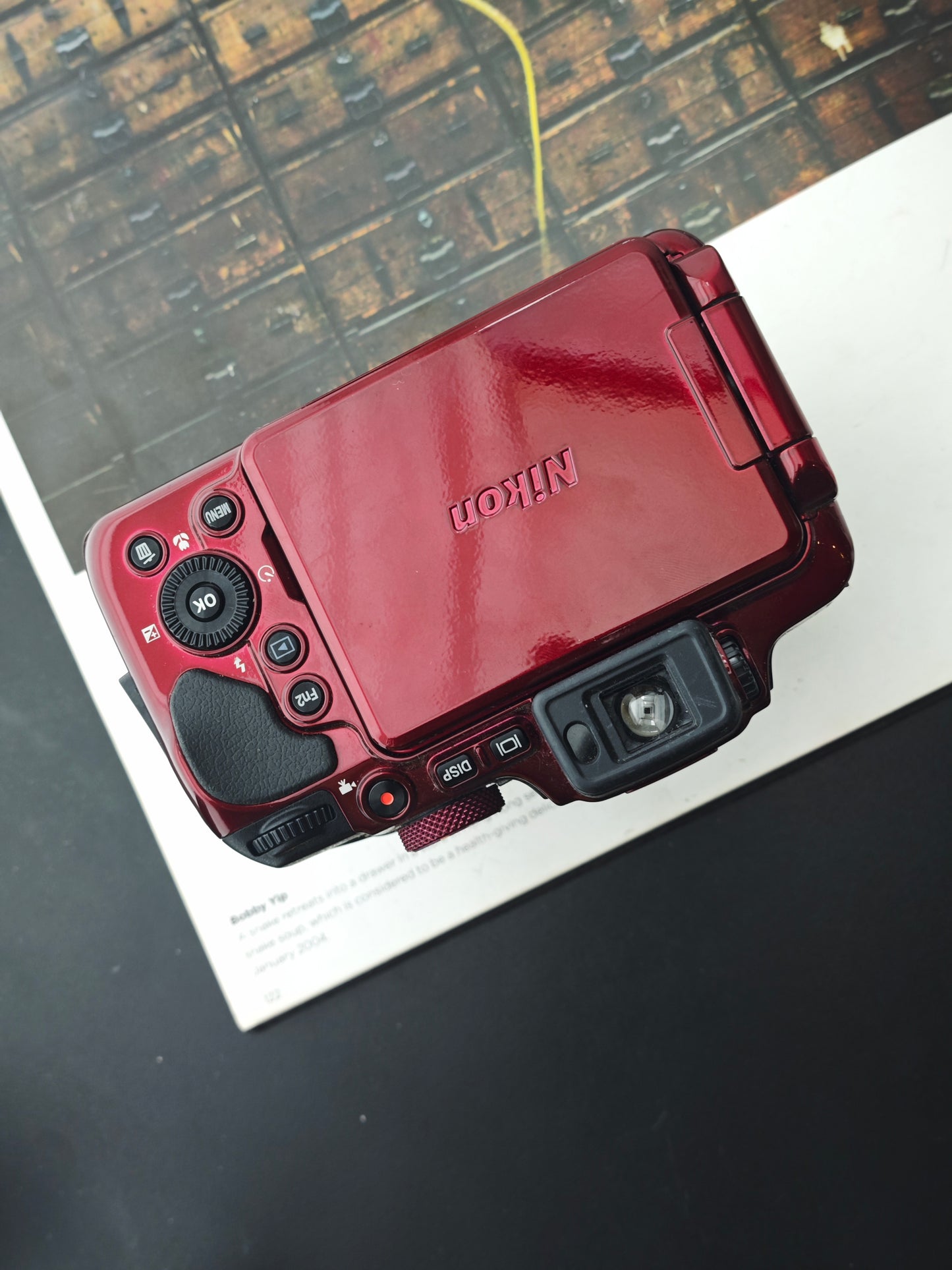 Used Nikon Coolpix B700 red Digital Camera [No charger]