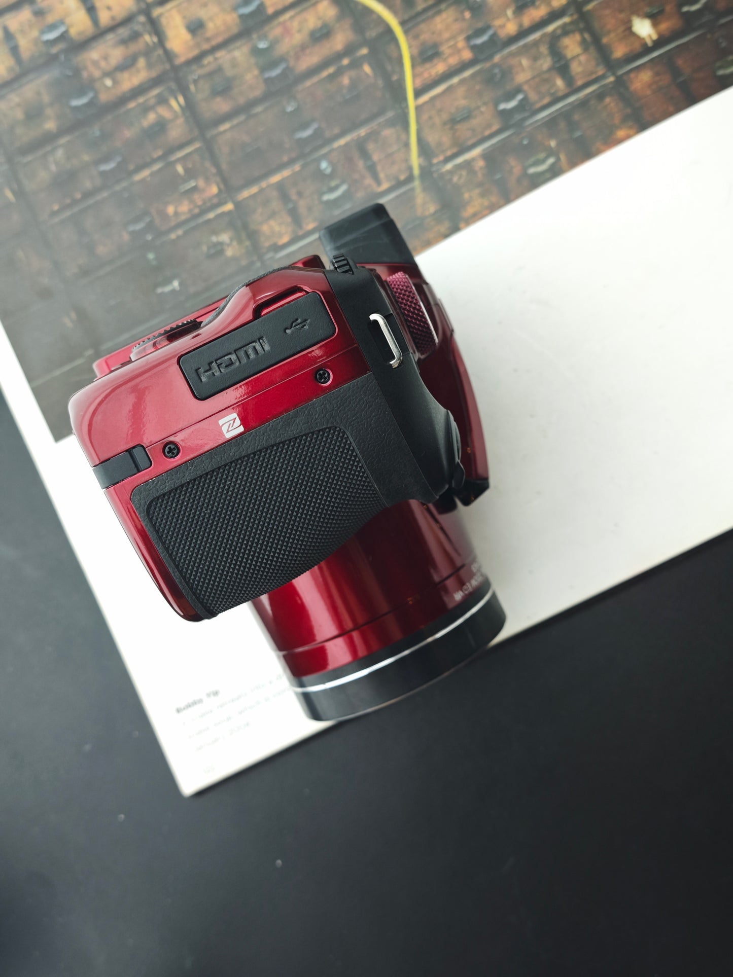 Used Nikon Coolpix B700 red Digital Camera [No charger]