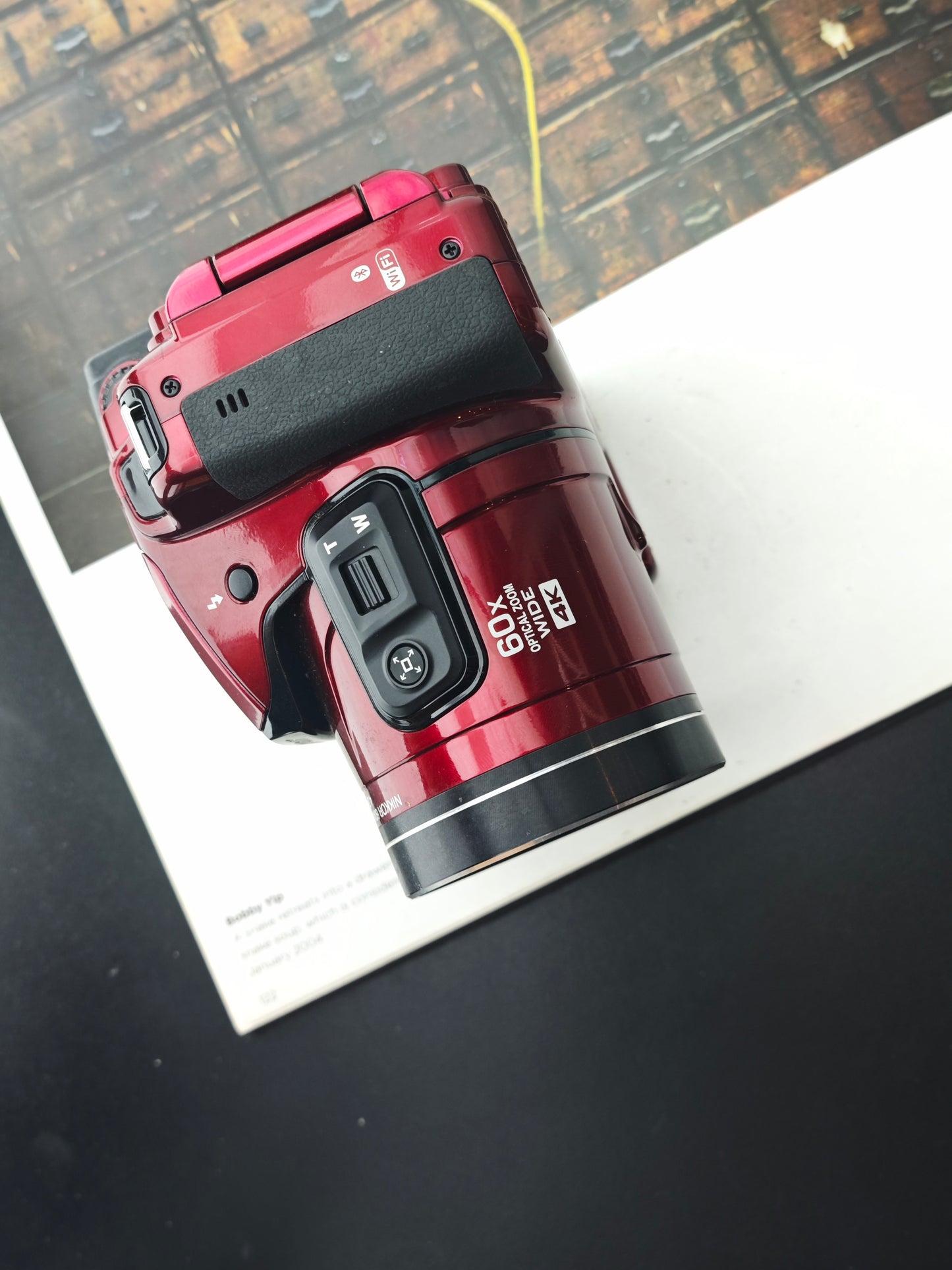 Used Nikon Coolpix B700 red Digital Camera [No charger]