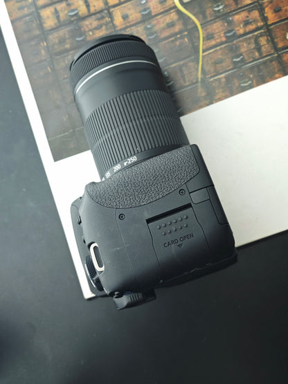 Used Canon EOS Kiss X8i with EF-S 55-250mm F4-5.6 IS STM