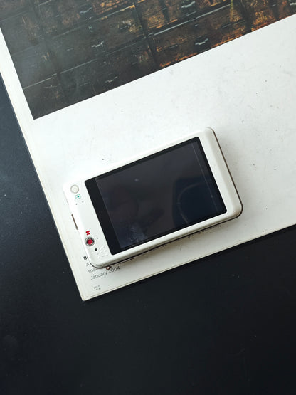 Used Panasonic Lumix DMC-FX80 white Digital Camera [JPN only, No charger]