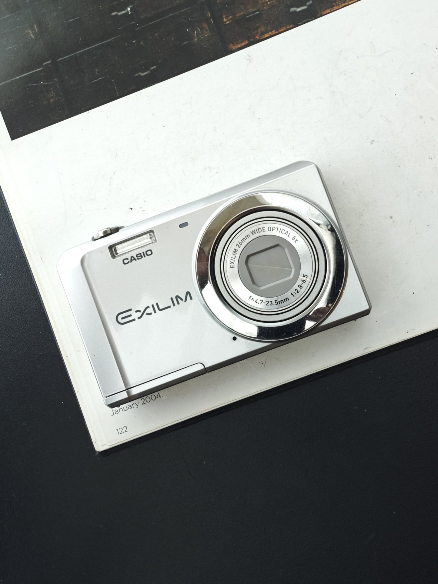 Used Casio EXILIM EX-ZS5 gray Digital Camera [No charger]