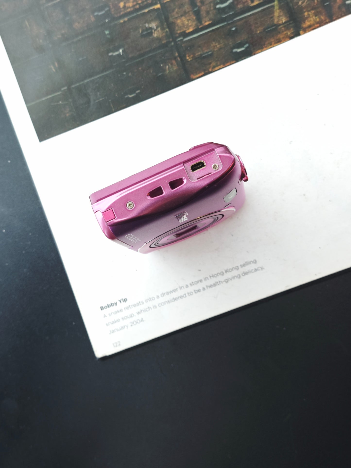 Used Nikon Coolpix S3700 pink Digital Camera [No charger]