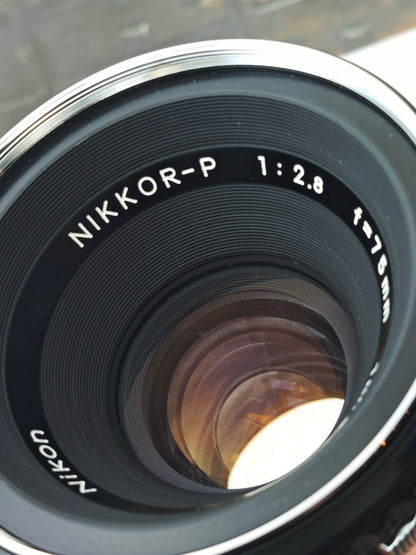 Nikon Nikkor-P 75mm F2.8 [For Zenza Bronica EC S2 S2A]