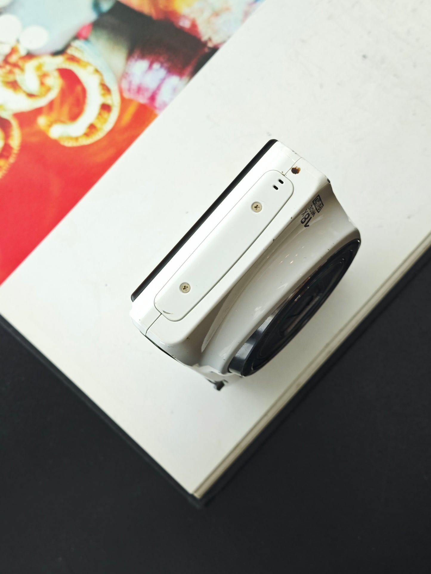 Used Nikon Coolpix S9400 white  Digital Camera [No charger]