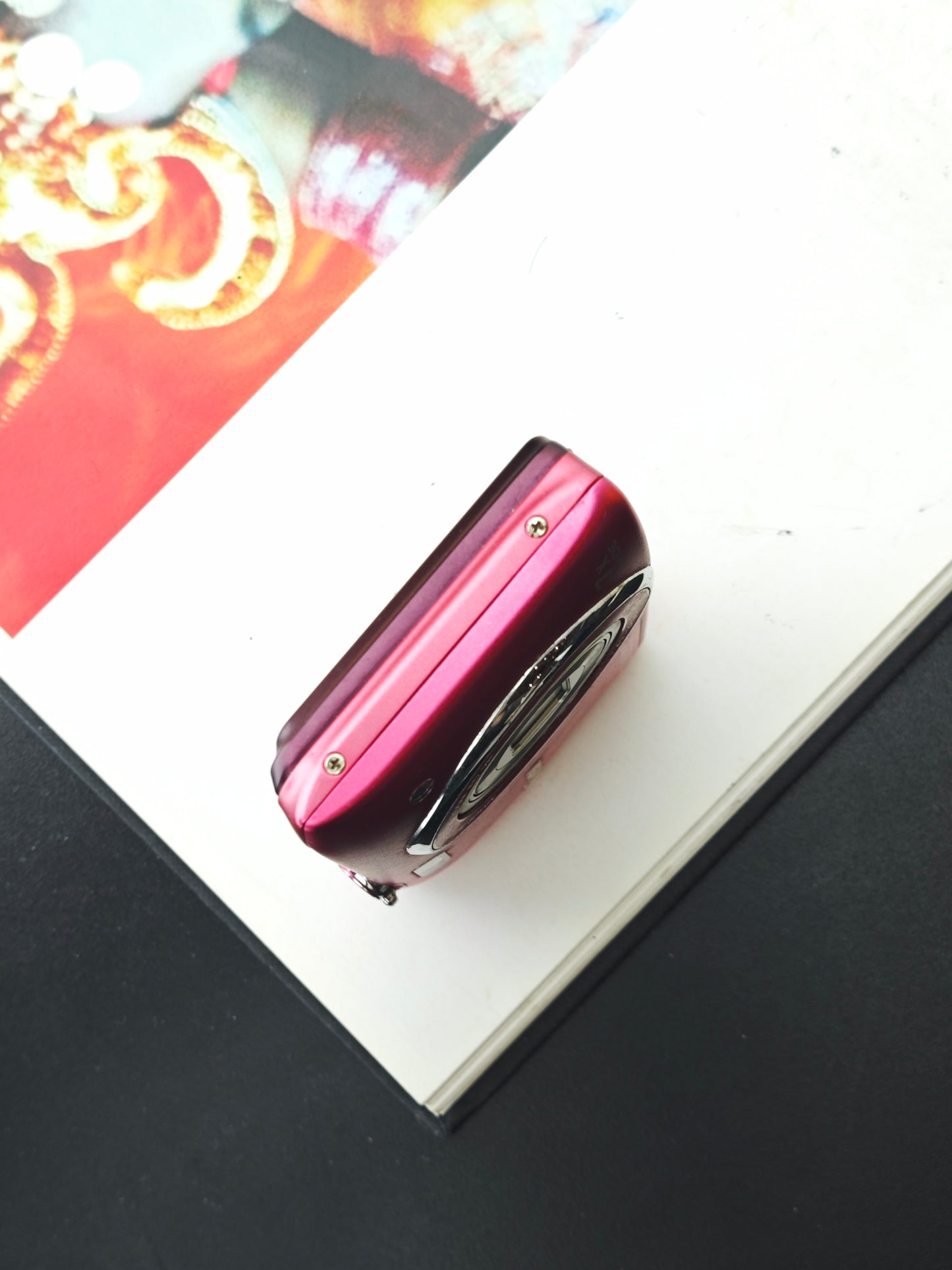 Used Nikon Coolpix S3500 pink Digital Camera [No charger]