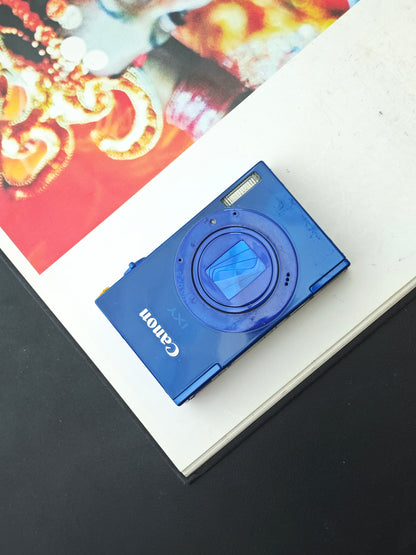 Used Canon IXY 3 blue Digital Camera