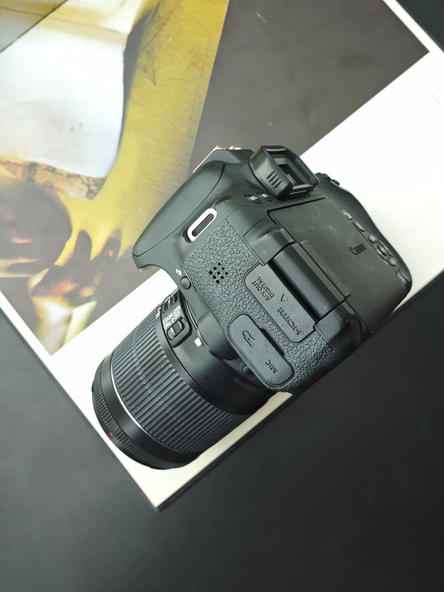 Used Canon EOS Kiss X8i with EF -S 18-55mm F3.5-6.6 IS STM [No charger]