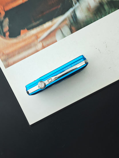 *READ* Used Olympus VG-140 blue Digital Camera [No charger]