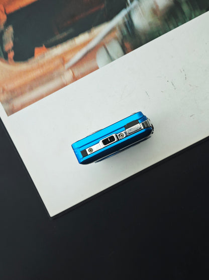 *READ* Used Olympus VG-140 blue Digital Camera [No charger]