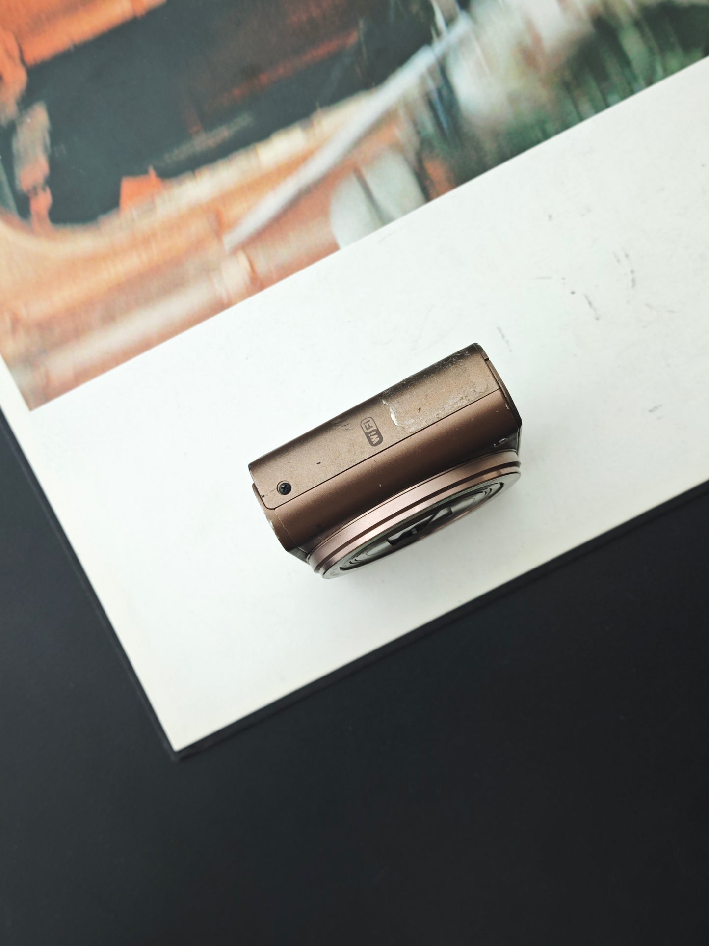 Used Sony Cyber Shot DSC-WX300 light brown Digital Camera [JPN only, No charger]