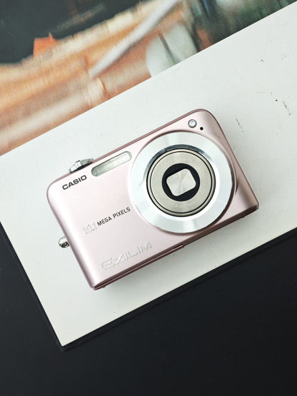 Used Casio EXILIM EX-Z1050 pink Digital Camera [No charger]