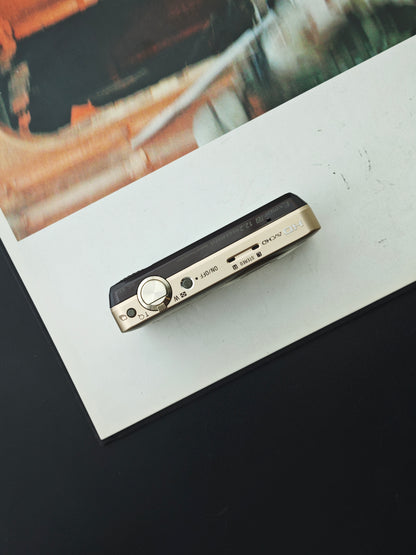 Used Sony Cyber-shot DSC-WX5 gold Digital Camera [JPN only, No charger]