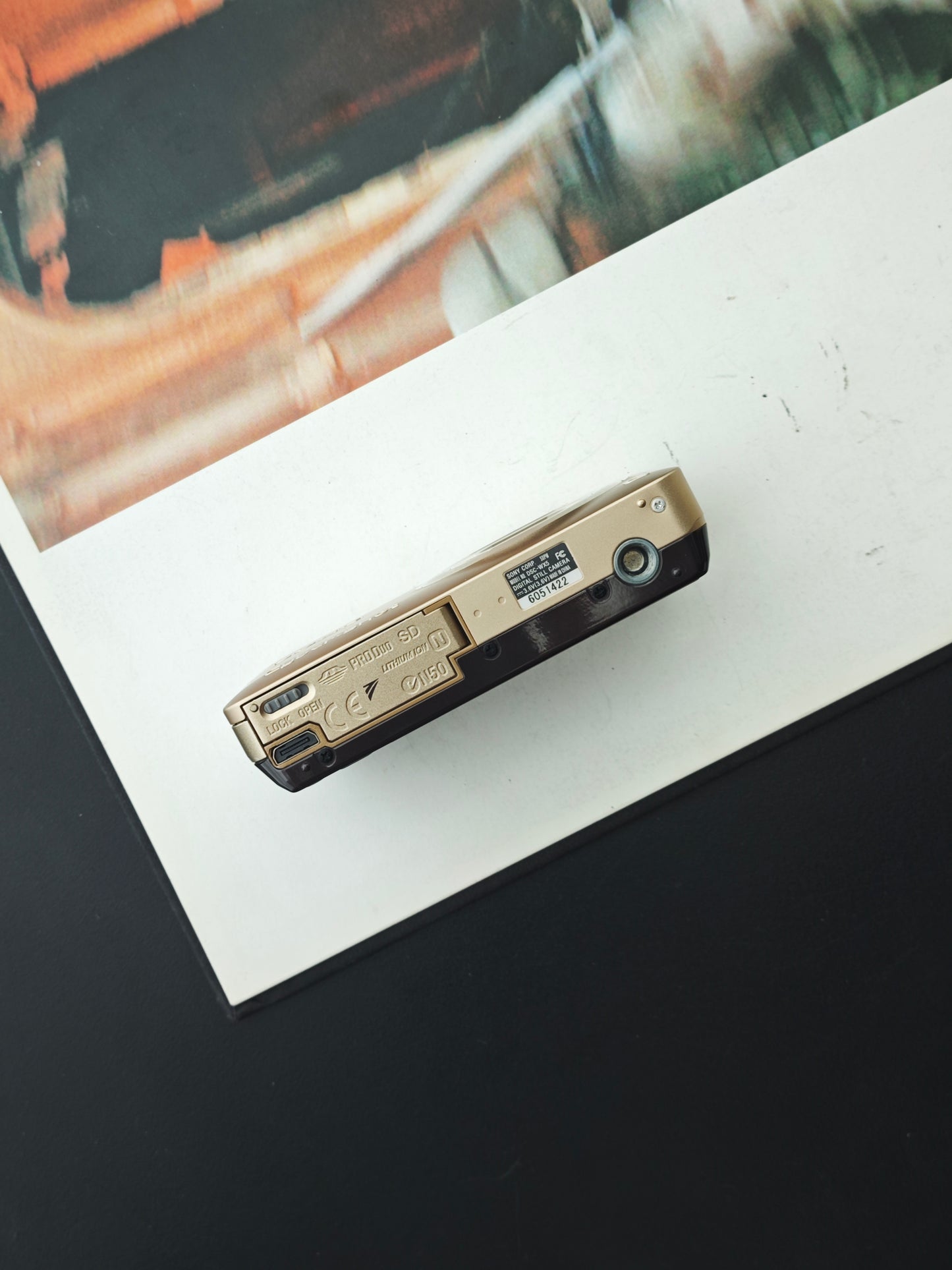 Used Sony Cyber-shot DSC-WX5 gold Digital Camera [JPN only, No charger]