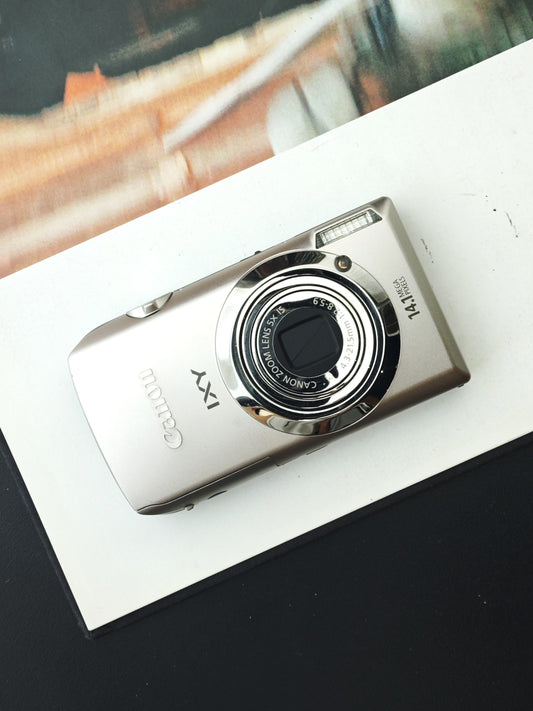 Used Canon IXY 10S silver Digital Camera [with box] #071084007984