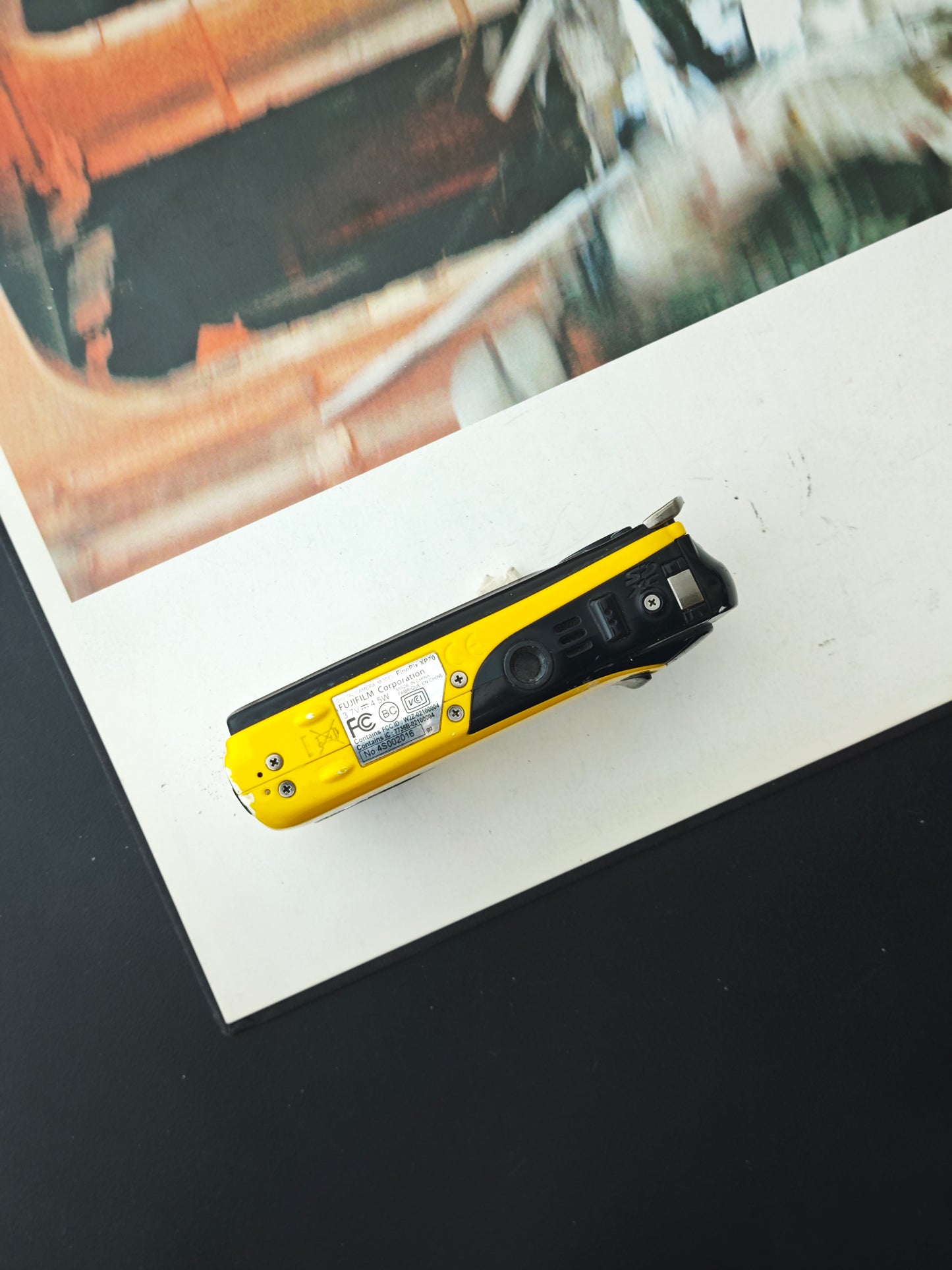 Used Fujifilm Finepix XP70 yellow Digital Camera [with box]