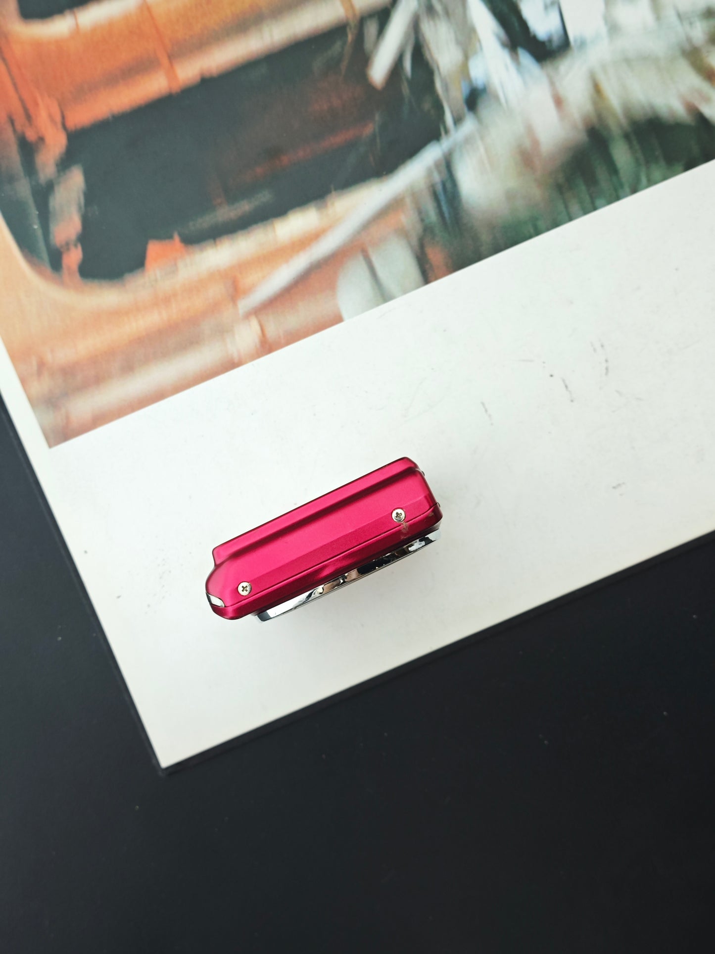 Used Casio EXILIM EX-Z900 magenta Digital Camera [No charger]