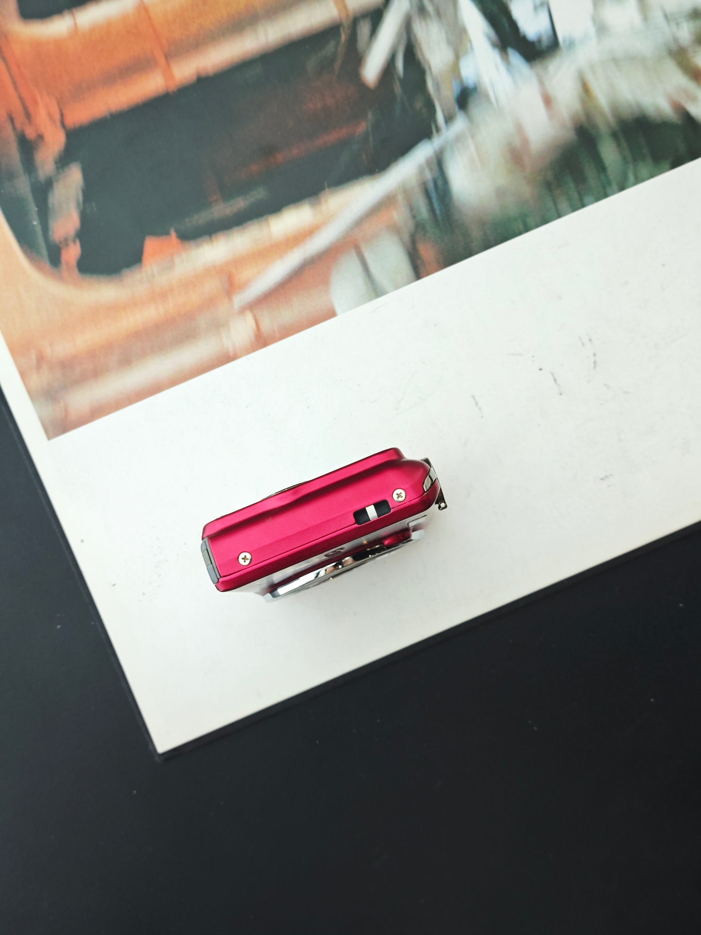 Used Casio EXILIM EX-Z900 magenta Digital Camera [No charger]