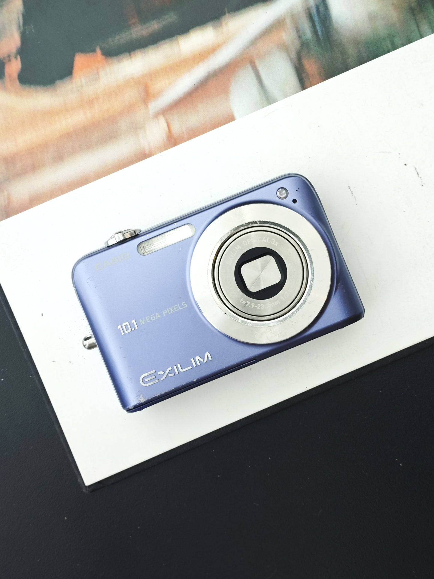 Used Casio EXILIM EX-Z1050 purple Digital Camera [No charger]