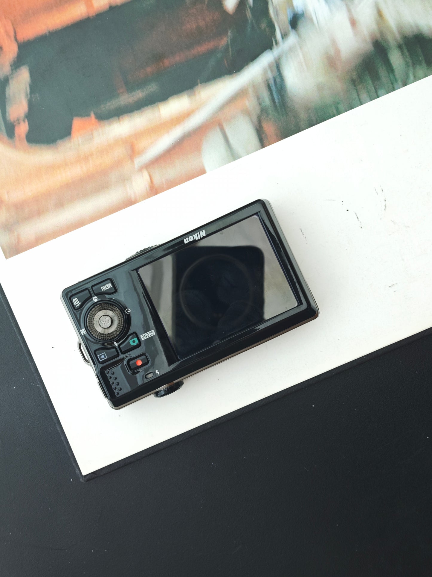 Used Nikon Coolpix S6000 red Digital Camera [No charger]