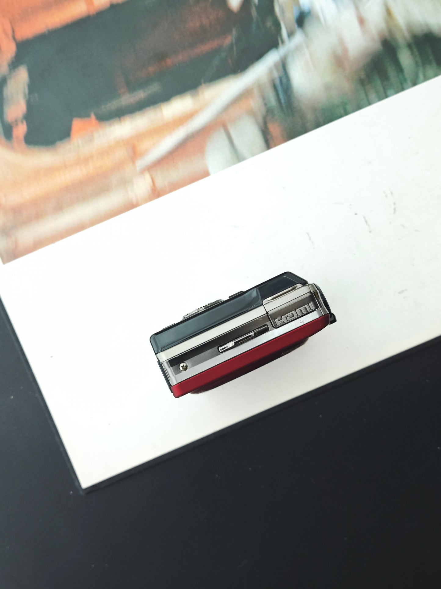 Used Nikon Coolpix S6000 red Digital Camera [No charger]