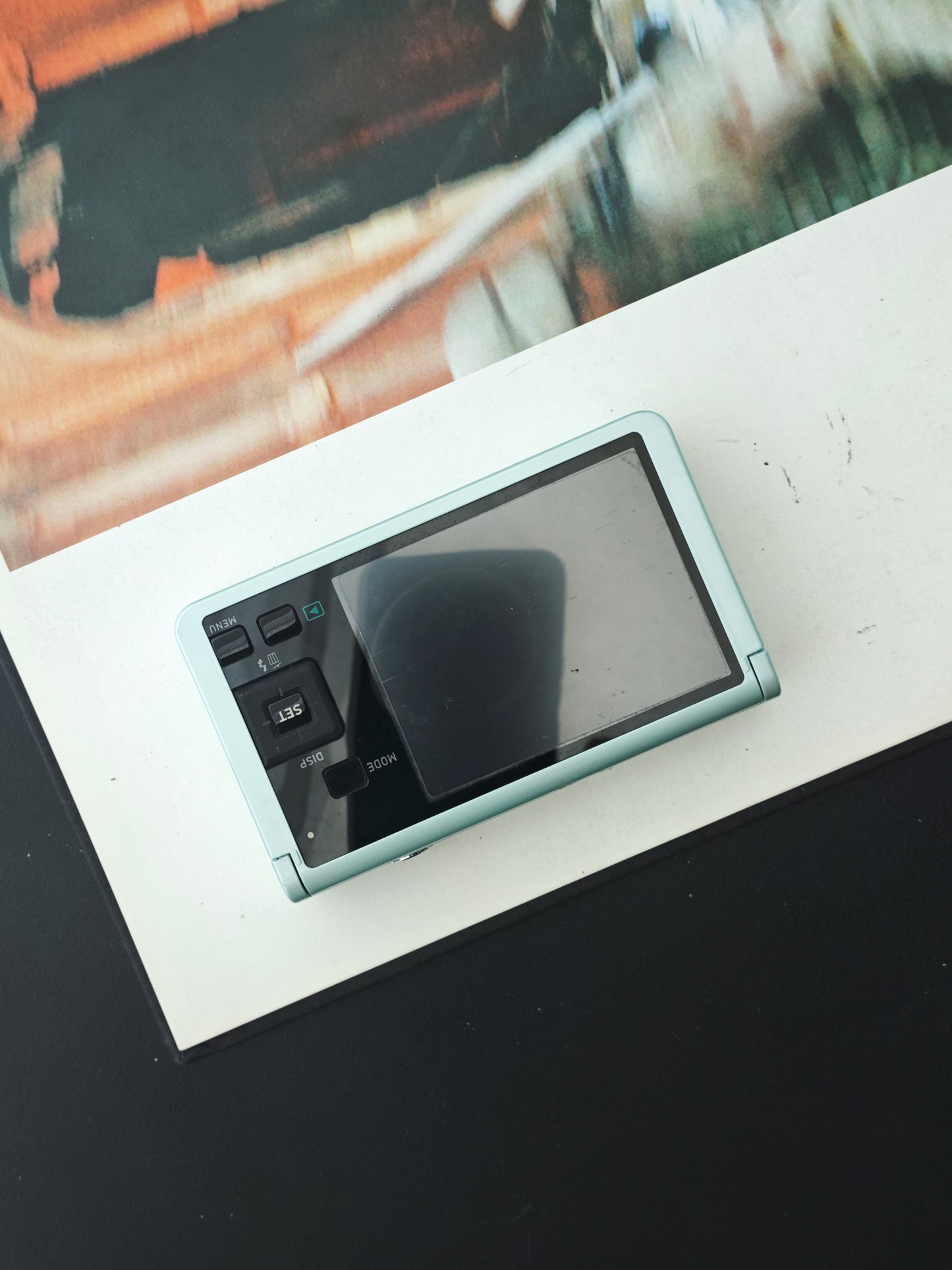 Used Casio EXILIM EX-ZR60 HS light blue Digital Camera [No charger]