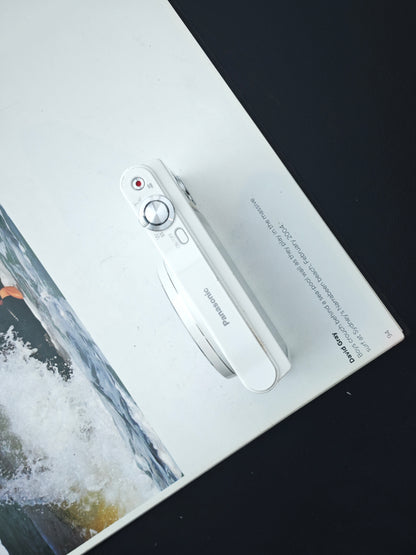 Used Panasonic Lumix DMC-SZ8 white Digital Camera [JPN only, No charger]