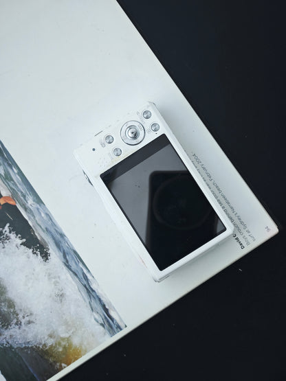 Used Panasonic Lumix DMC-SZ8 white Digital Camera [JPN only, No charger]