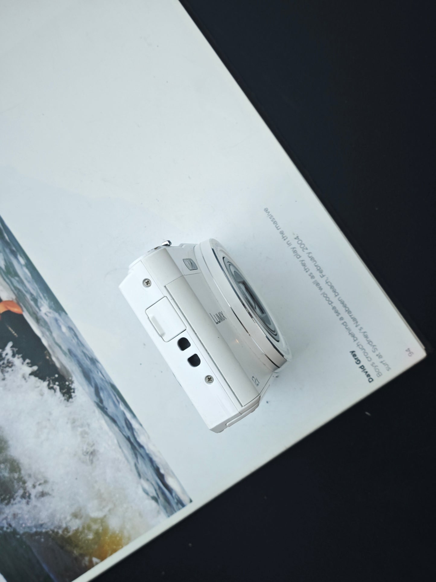 Used Panasonic Lumix DMC-SZ8 white Digital Camera [JPN only, No charger]