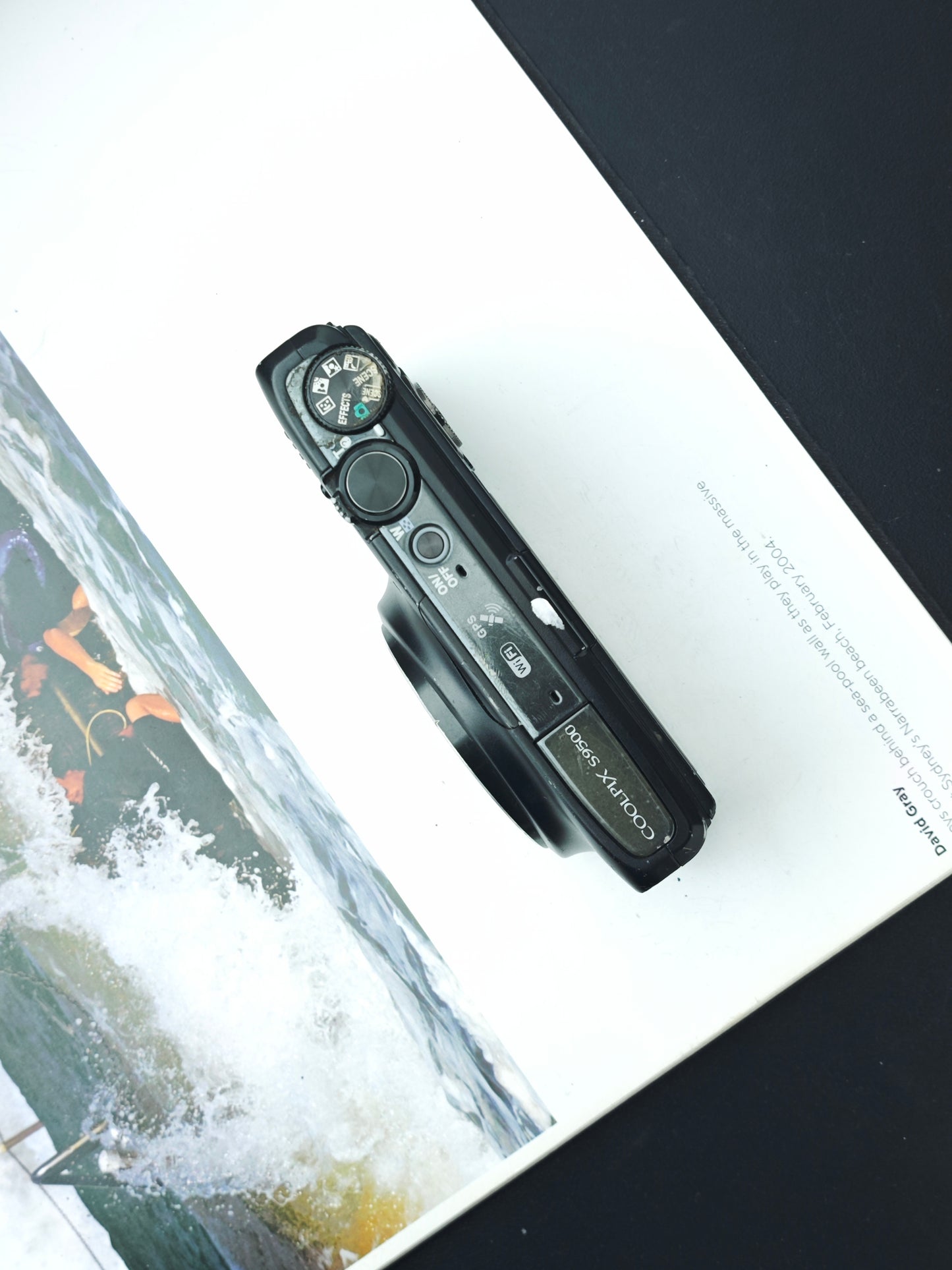 Used Nikon Coolpix S9500 black Digital Camera