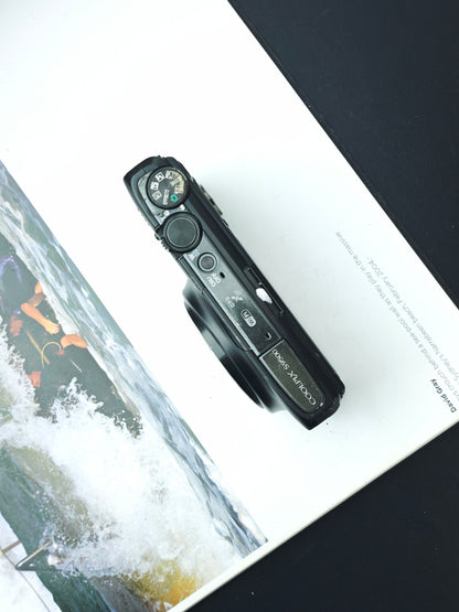 Used Nikon Coolpix S9500 black Digital Camera