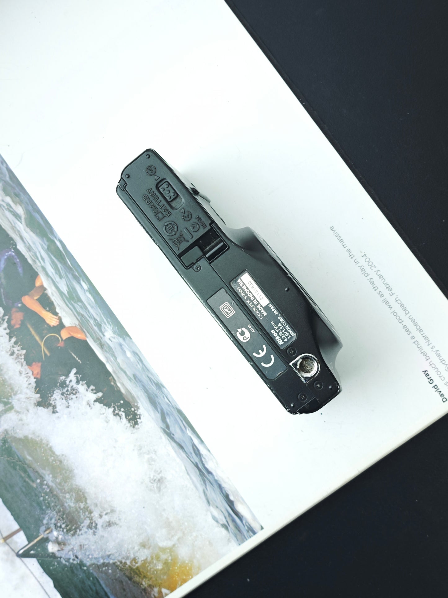 Used Nikon Coolpix S9500 black Digital Camera